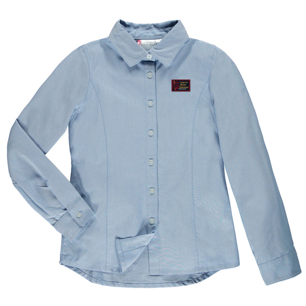 Chemise bleu à manches longues junior - CHS006J