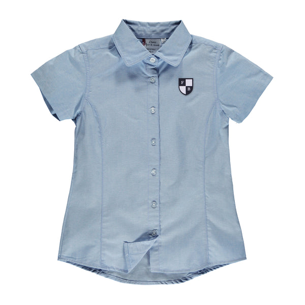 Chemise bleu à manches courtes enfant - EFB007E