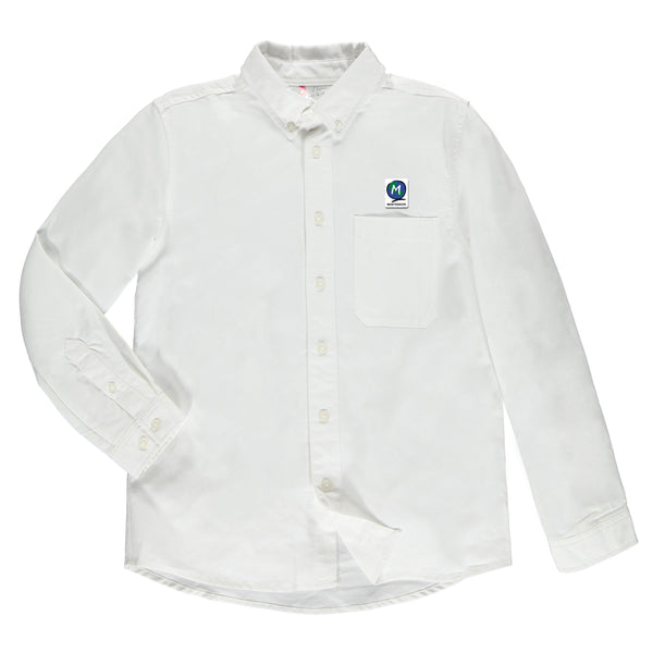 Chemise blanche à manches longues enfant - EMO105E