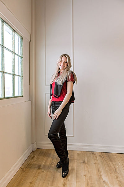 Pantalon en twill junior Noir