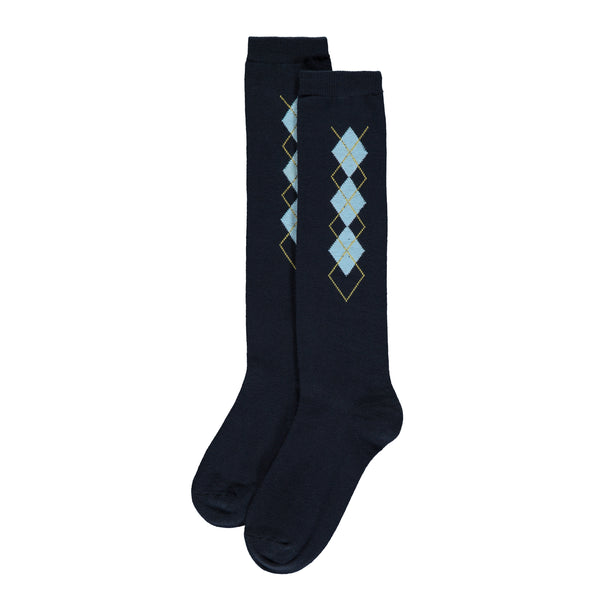 Chaussettes hautes à carreaux enfant - Paquet de 3