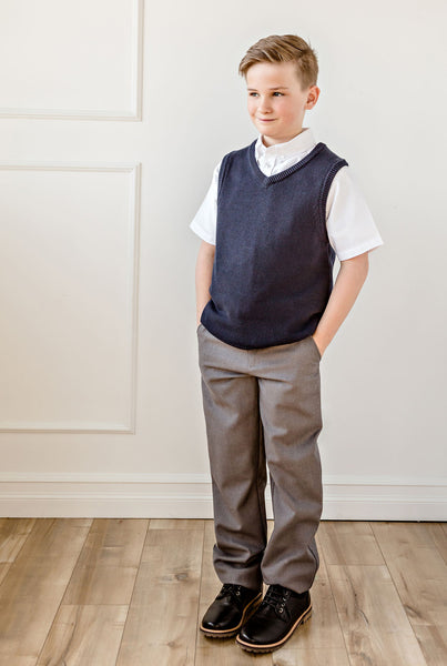 Pantalon habillé gris junior - ISJ109J