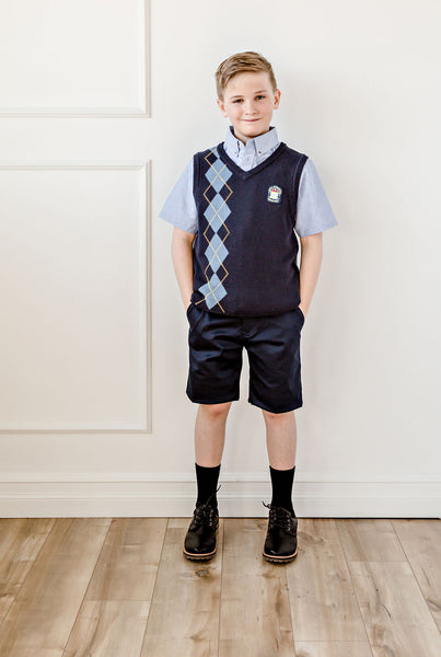 Bermuda droit en twill junior