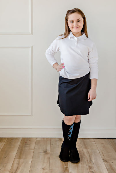 Chaussettes hautes à carreaux enfant - Paquet de 3