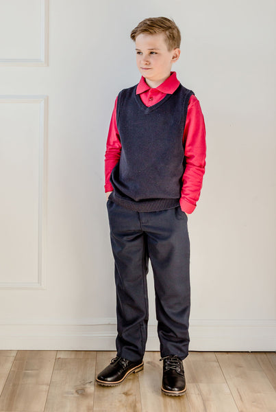 Pantalon habillé enfant Marine