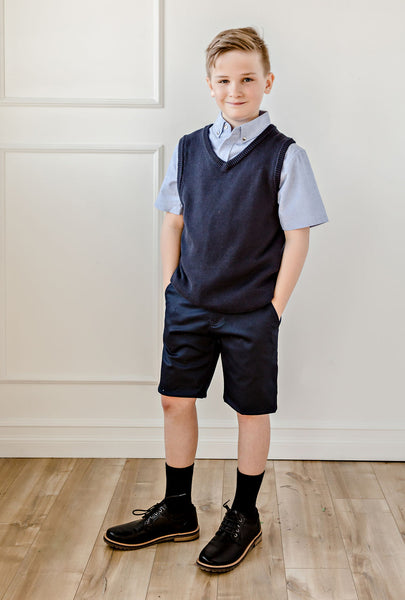 Bermuda droit en twill junior