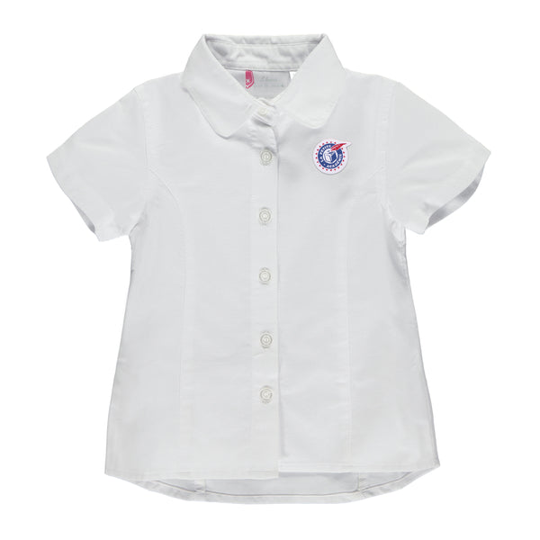 Chemise semi-ajustée à manches courtes junior