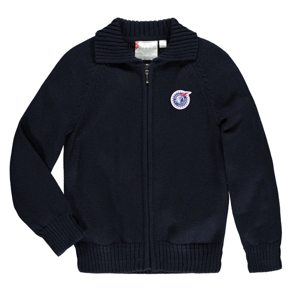 Cardigan à col polo enfant - LPA104E