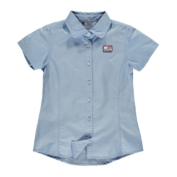 Chemise semi-ajustée à manches courtes enfant