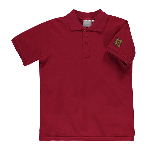 Polo rouge à manches courtes junior - CFL101J