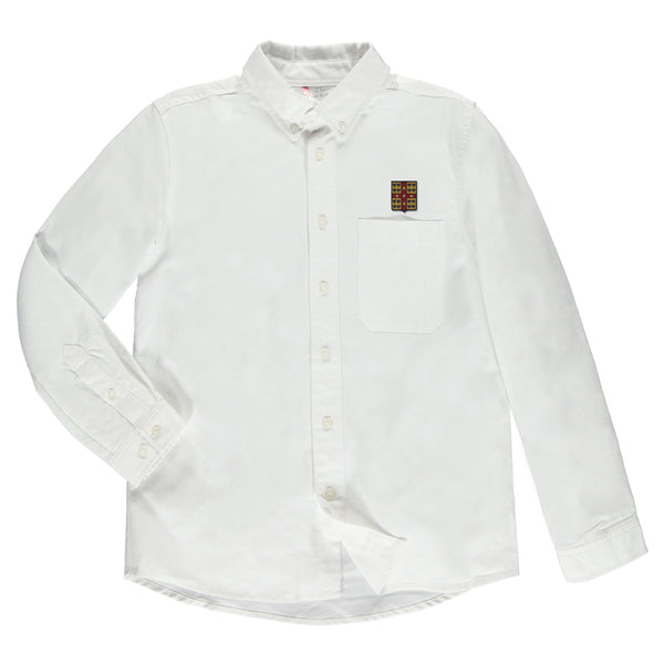 Chemise blanche à manches longues enfant - CFL105E