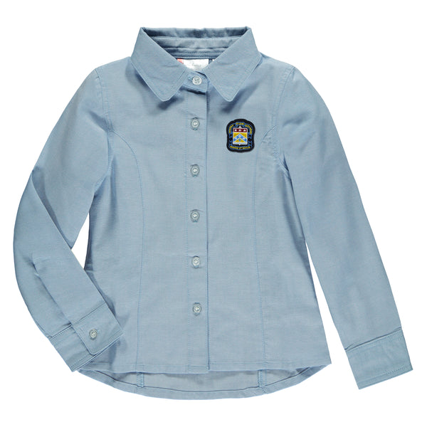 Chemise semi-ajustée à manches longues - enfant