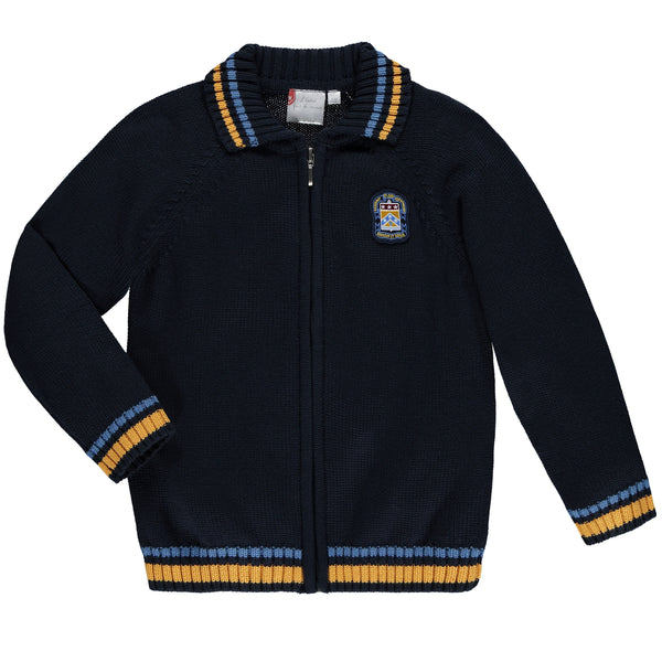 Cardigan à col polo junior