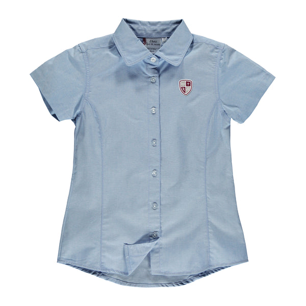 Chemise semi-ajustée à manches courtes enfant