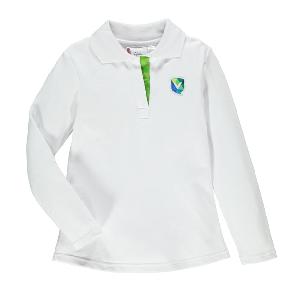 Polo semi-ajusté à manches longues Enfant