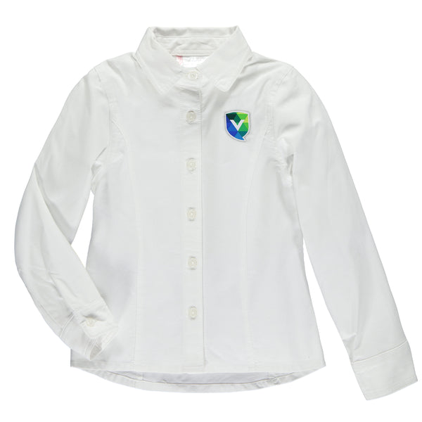 Chemise semi-ajustée à manches longues enfant