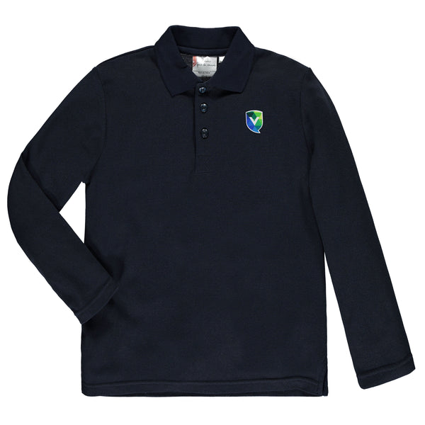 Polo à manches longues- Coupe Droite Junior