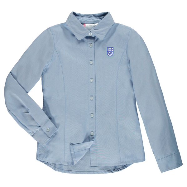 Chemise bleu à manches longues enfant - CSM006E