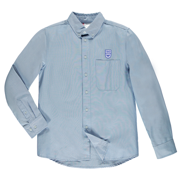 Chemise bleu à manches longues enfant - CSM105E