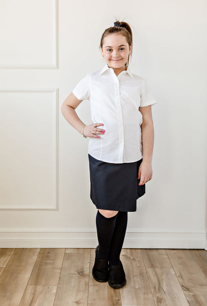 Chemise blanche à manches courtes junior - EXC007J