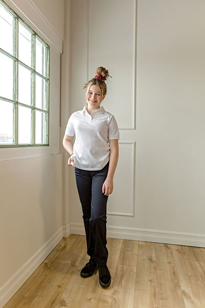 Pantalon marine en twill junior - CHS008J