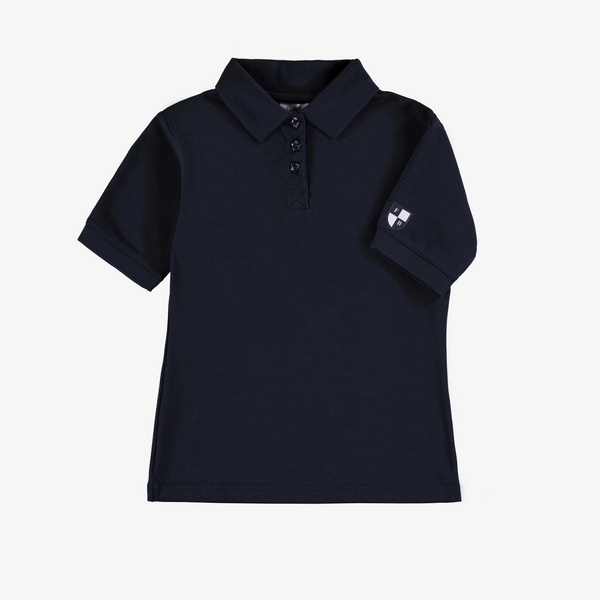 Polo marine à manches courtes enfant - EFB003E