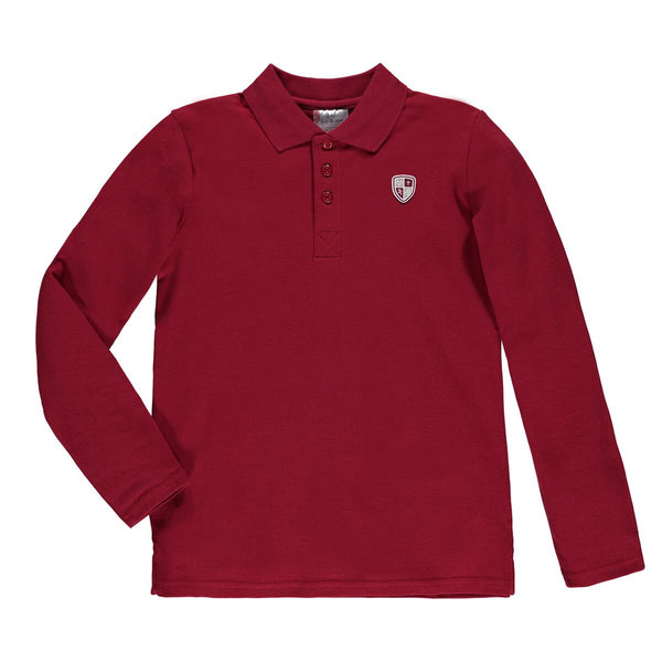 Polo à manches longues enfant - coupe garçon