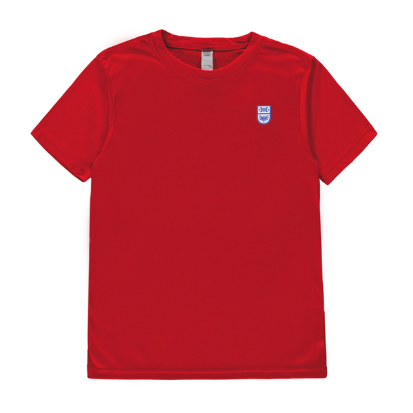 T-shirt rouge dri-fit à manches courtes unisexe junior - CSM413J
